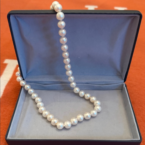 Cultured Freshwater Pearl Necklace with 14k Ball Clasp - Picture 1 of 6